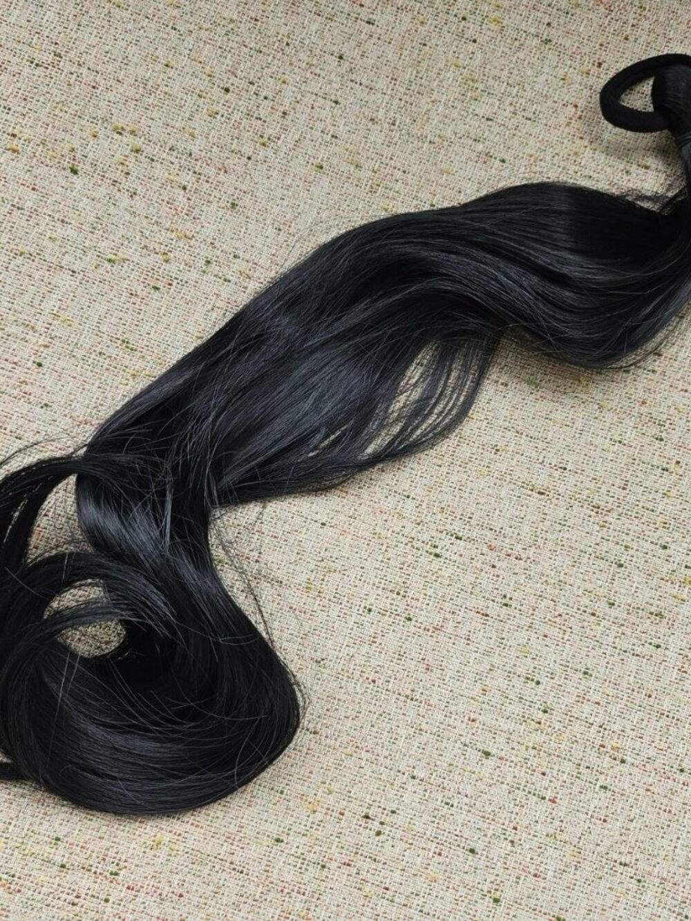 Wavy Ponytail Hair Extension Synthetic Soft Wavy Ponytail with Elastic Unbranded - Picture 6 of 11